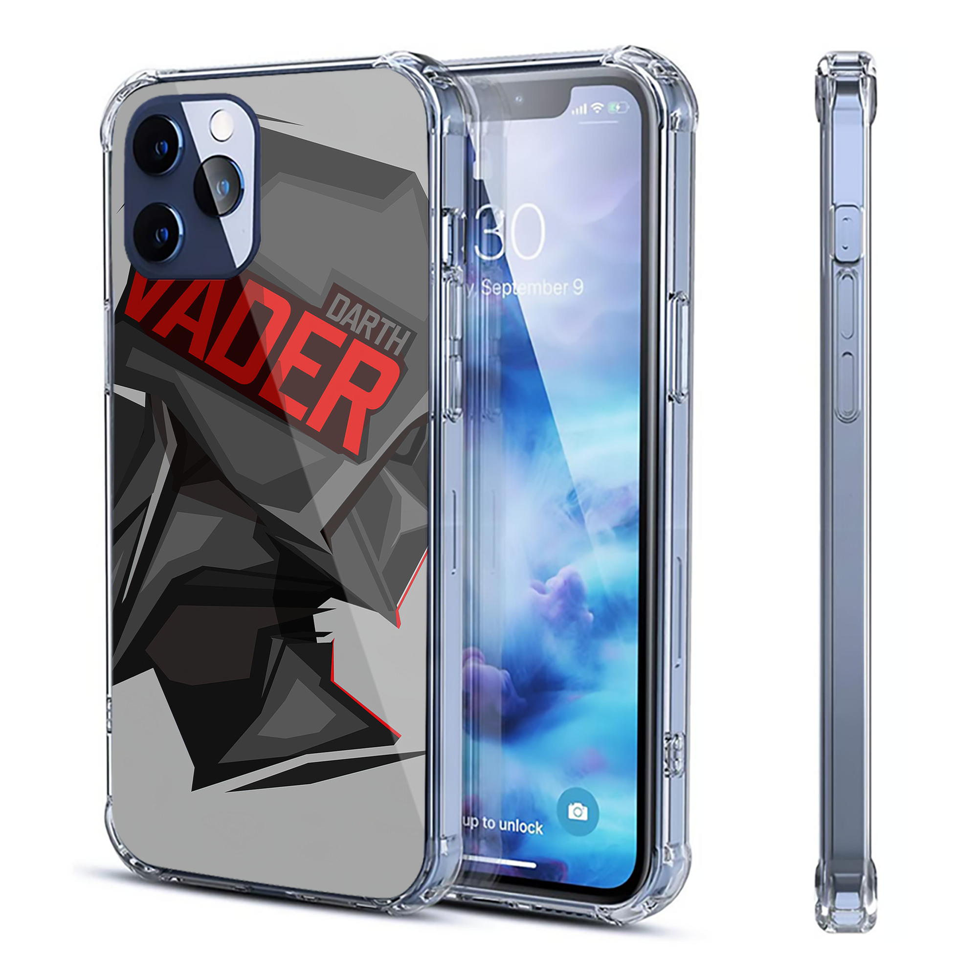 （画像用） スター・ウォーズ Star Wars 【iPhone 12シリーズ対応】透明スマホケース（クリアソフトケース）